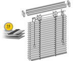 Aluminum venetian blinds 16 mm
