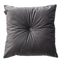 Square Velvet Cushion with Button